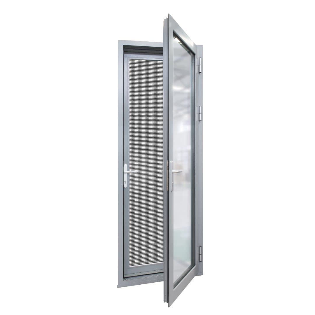 Aluminium entrance door